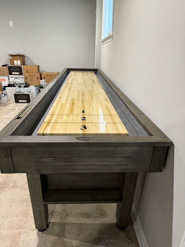 12' McKnight by Kincaid ShuffleBoard BARN WOOD FINISH