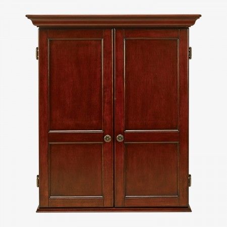 DBCW HJ Scott Windsor Dart Board Cabinet Expresso Color