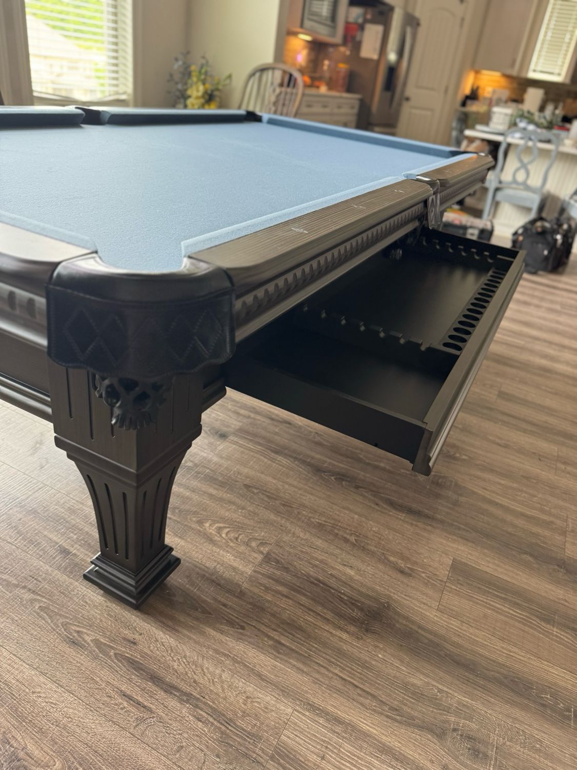 8&#39; Adams by Kincaid Midnight Wood Finish