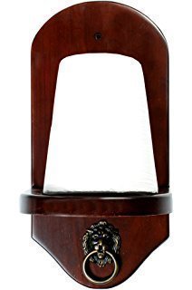 Wooden Talc Holder Mahogany