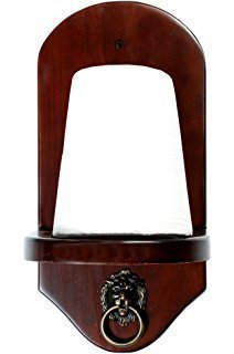 Wooden Talc Holder Mahogany
