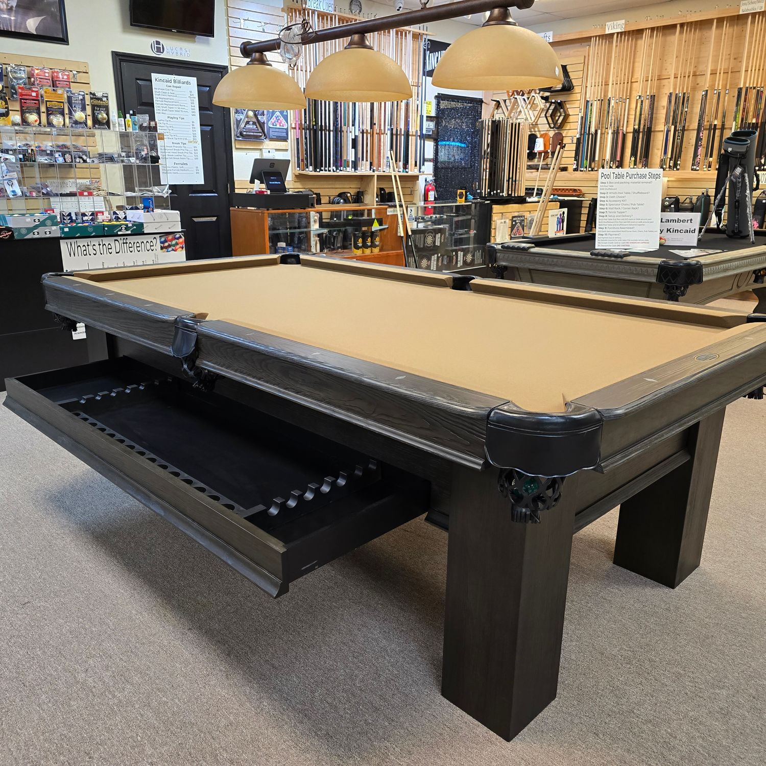 8' Adams II by Kincaid Weathered Black