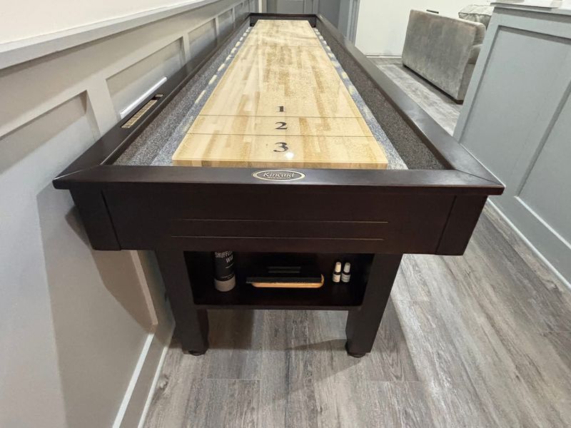 12' McKnight by Kincaid ShuffleBoard Dark Walnut FINISH