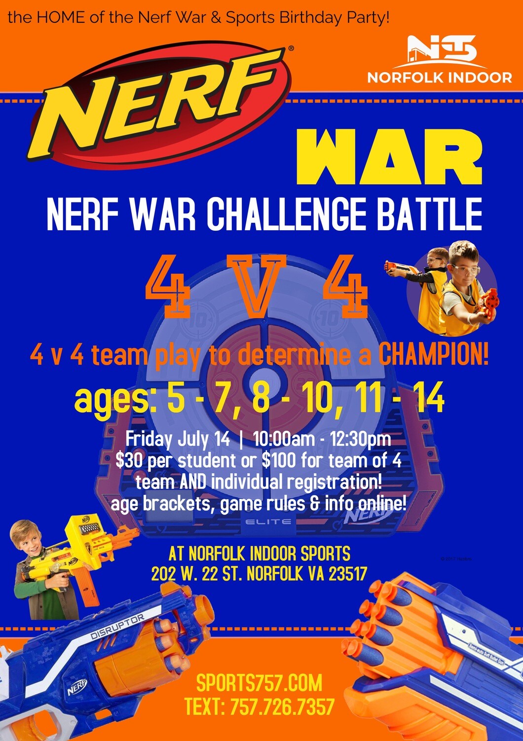 July 14 - Nerf Battle Challenge