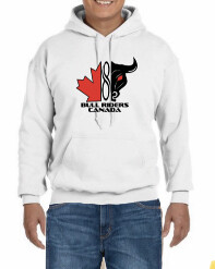 Hoodie with BRC Logo - White