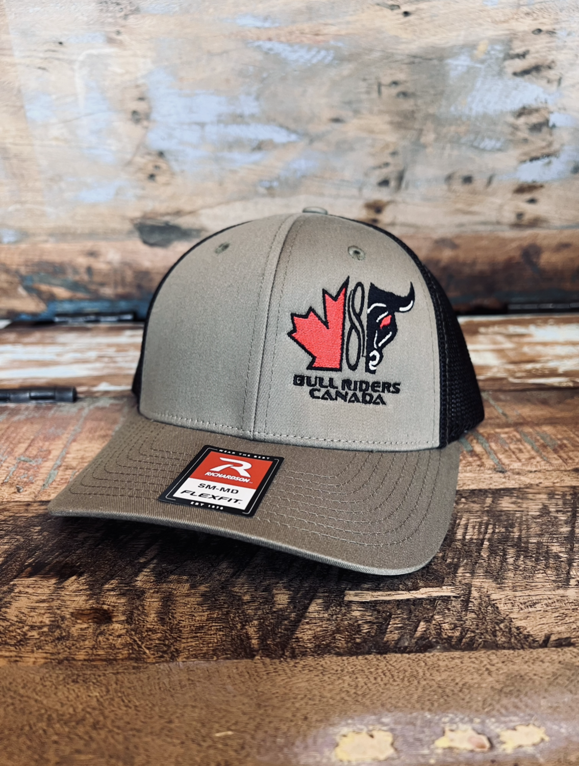 Richardson R-Flex Trucker - BRC Embroidered Logo - Loden / Black