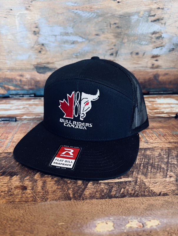 Richardson 7 Panel Trucker - BRC Embroidered Logo - Black