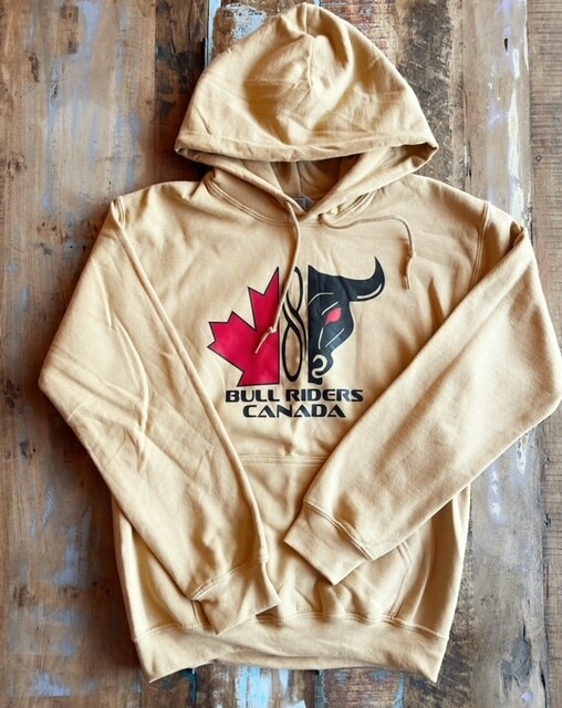 Hoodie with BRC Logo - Old Gold