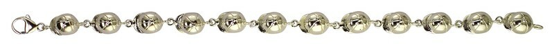 Silver Riding Cap Linked Bracelet