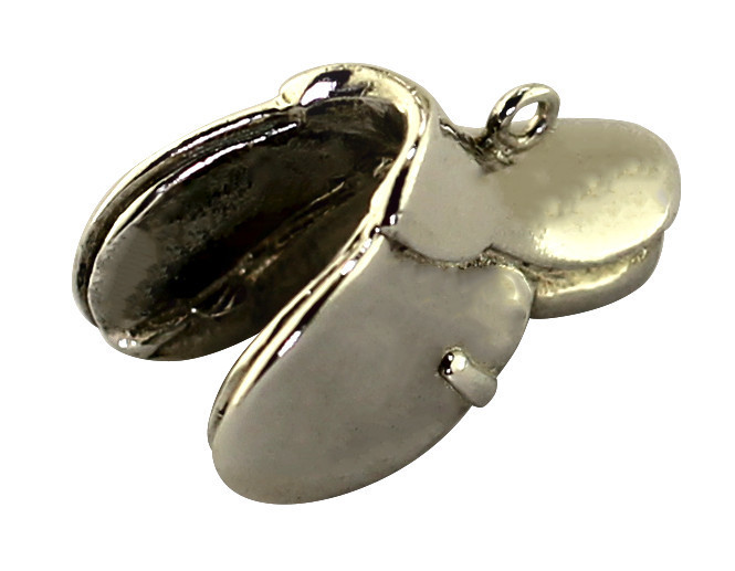 Silver Saddle Charm