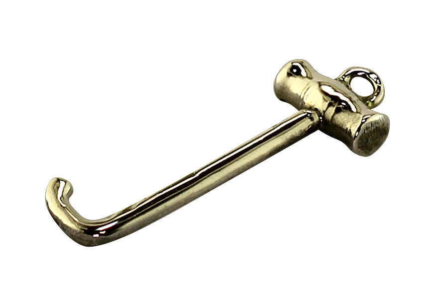 Silver Boot Pull Charm