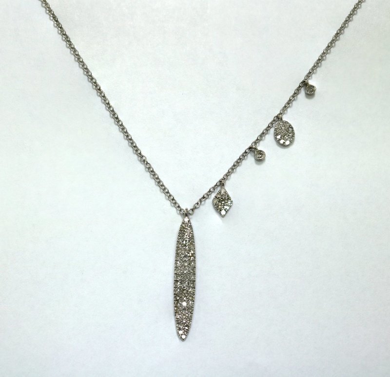 Meira T. oval drop necklace