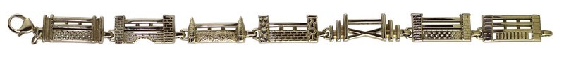 Silver Jump Link Bracelet