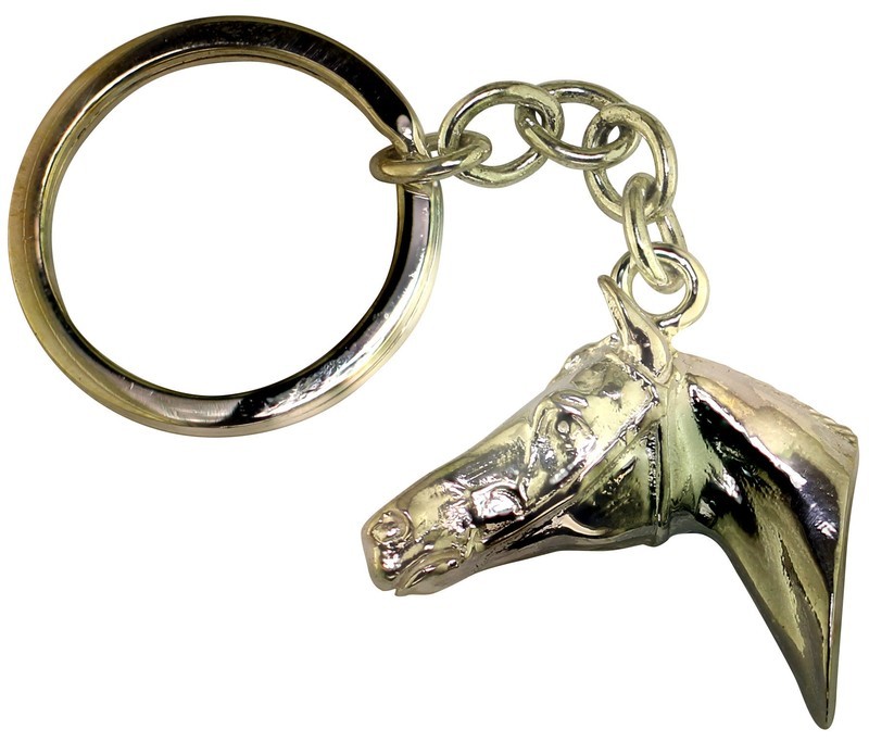 Sterling Silver Horse head Key Chain