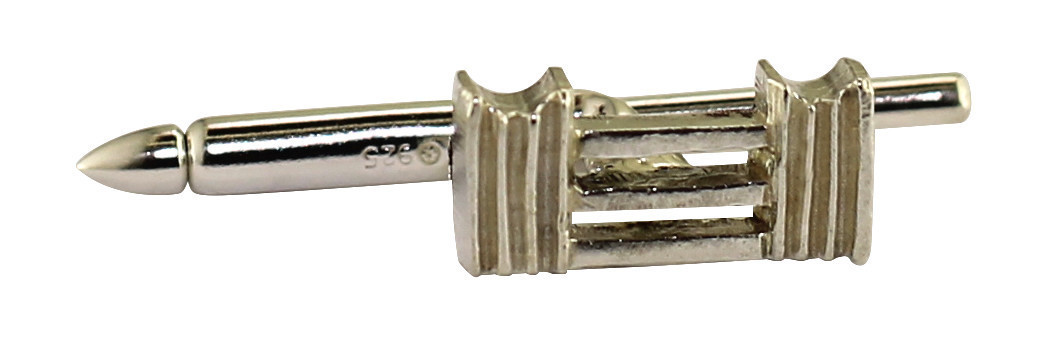 Sterling Silver Jump Shirt Stud (sold as set of four)