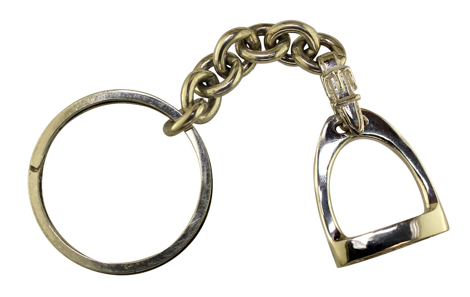 Sterling Silver Stirrup Key Chain