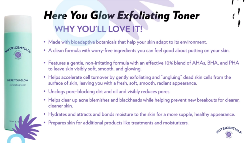Nutricentials Toners - Two Options