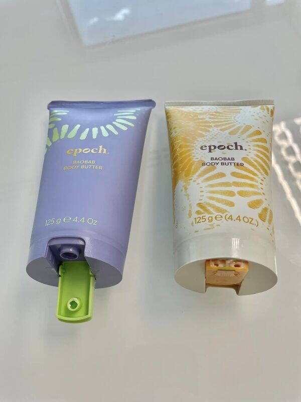 Body Butter in a TUBE - Improved lid for easier squeezing!