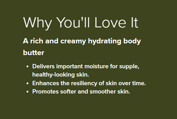 Body Butter in a TUB