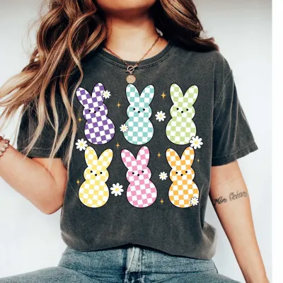 Checkered Peep Bunnies