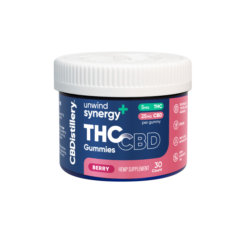 Delta 9 Gummies 5mg + 25mg CBD 30 Count