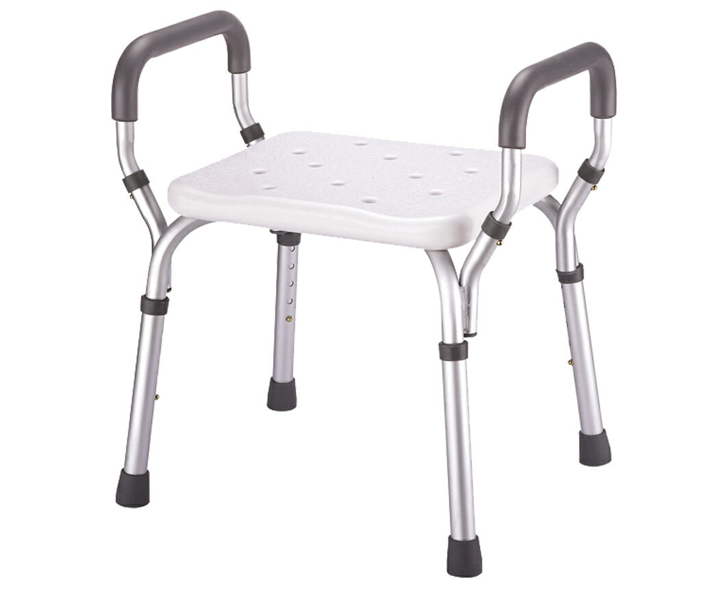 NOVA MEDICAL ADJUSTABLE BATH SEAT WITH ARMS AND NO BACK