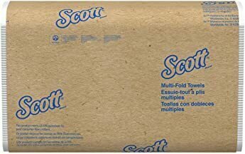 SCOTT ESSENTIAL MULTIFOLD TRIFOLD TOWEL WHITE 250PK CS16PK