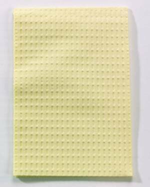 TIDI PRODUCTS POLYBACKED 3 PLY PROFESSIONAL TOWEL 2 PLY PAPER 1 PLY POLY 13X18 500/CS YELLOW
