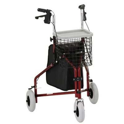 NOVA TRAVELER THREE WHEEL ROLLATOR WITHOUT SEAT