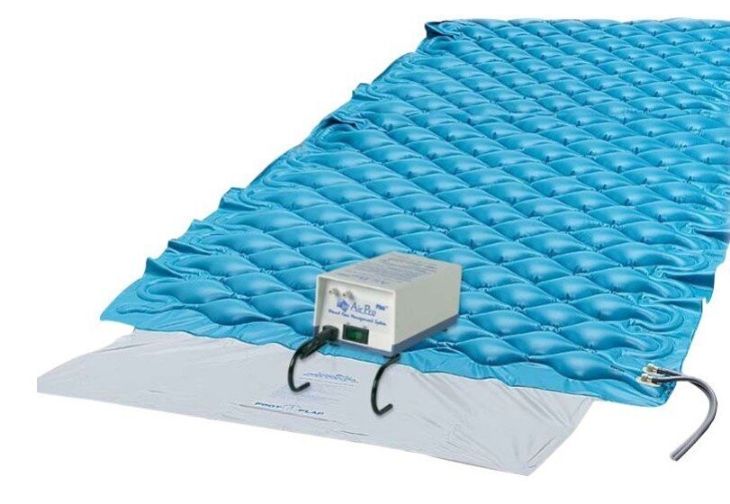 BLUE CHIP AIR PRO ELITE ALTERNATING AIR FLOTATION THERAPY PUMP AND PAD SYSTEM FOR STANDARD HOSPITAL BED