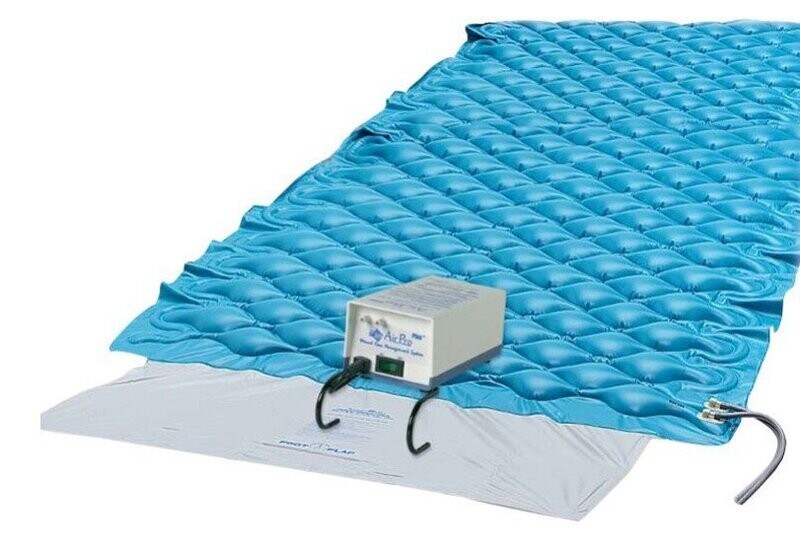BLUE CHIP AIR PRO ELITE ALTERNATING AIR FLOTATION THERAPY PUMP AND PAD SYSTEM FOR STANDARD HOSPITAL BED