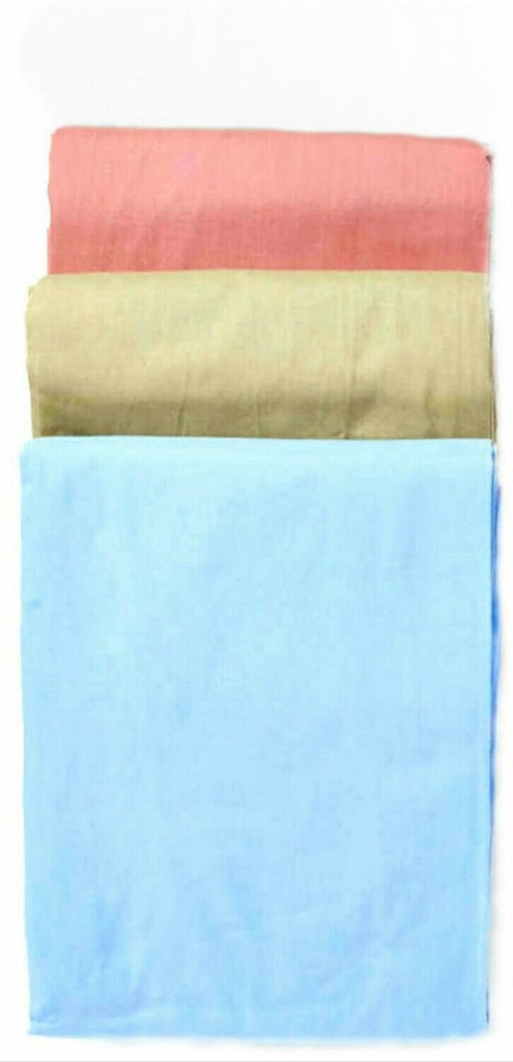 ROYAL MEDICAL HOSPITAL BED SHEET SET INCLUDING CONTOURED BOTTOM SHEET, FLAT SHEET AND PILLOW CASE COVER, COLOR: BLUE