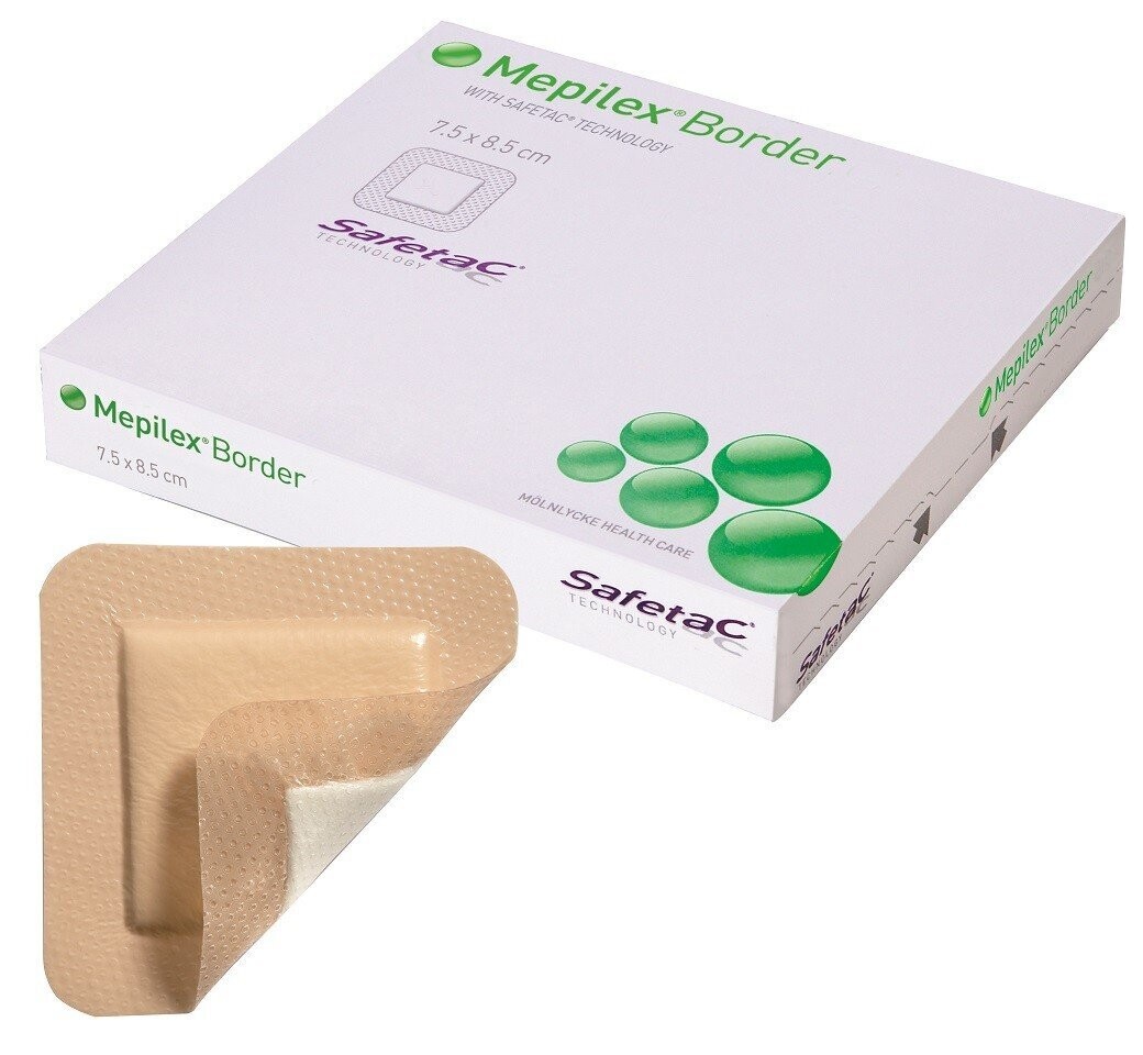 MEPILEX BORDER SELF ADHERENT FOAM DRESSING