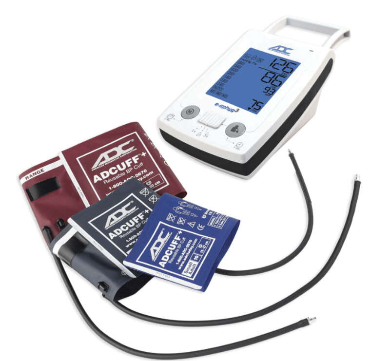 ADC ESPHYG 3 PROFESSIONAL DIGITAL NIBP MOINITOR WITH 3 CUFFS
