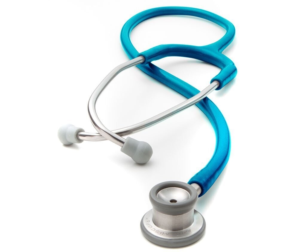 ADC ADSCOPE 605 INFANT CLINICIAN STETHOSCOPE, COLOR: METALLIC CARIBBEAN