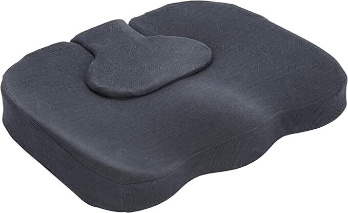 ESSENTIAL MEDICAL "THE CUSHION", 3-IN-1 DESIGNED TO BE A MOLDED COMFORT, TAILBONE OR DONUT CUSHION