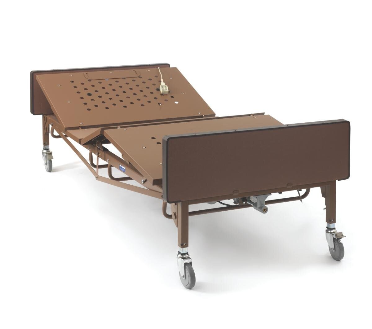 MEDLINE BARIATRIC FULLY ELECTRIC HOSPITAL BED 42" WIDE X 80" LONG
WITHOUT MATTRESS 600LB WEIGHT CAPACITY