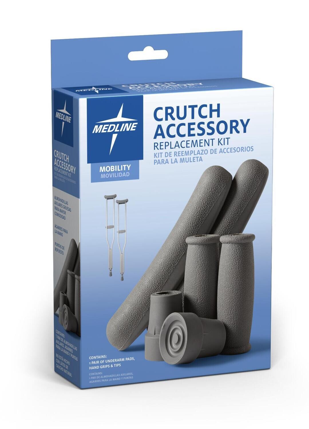 MEDLINE CRUTCH ACCESSORY REPLACEMENT KIT