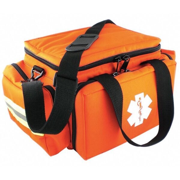 MEDSOURCE PADDED TRAUMA BAG, SIZE: SMALL ORANGE BAG