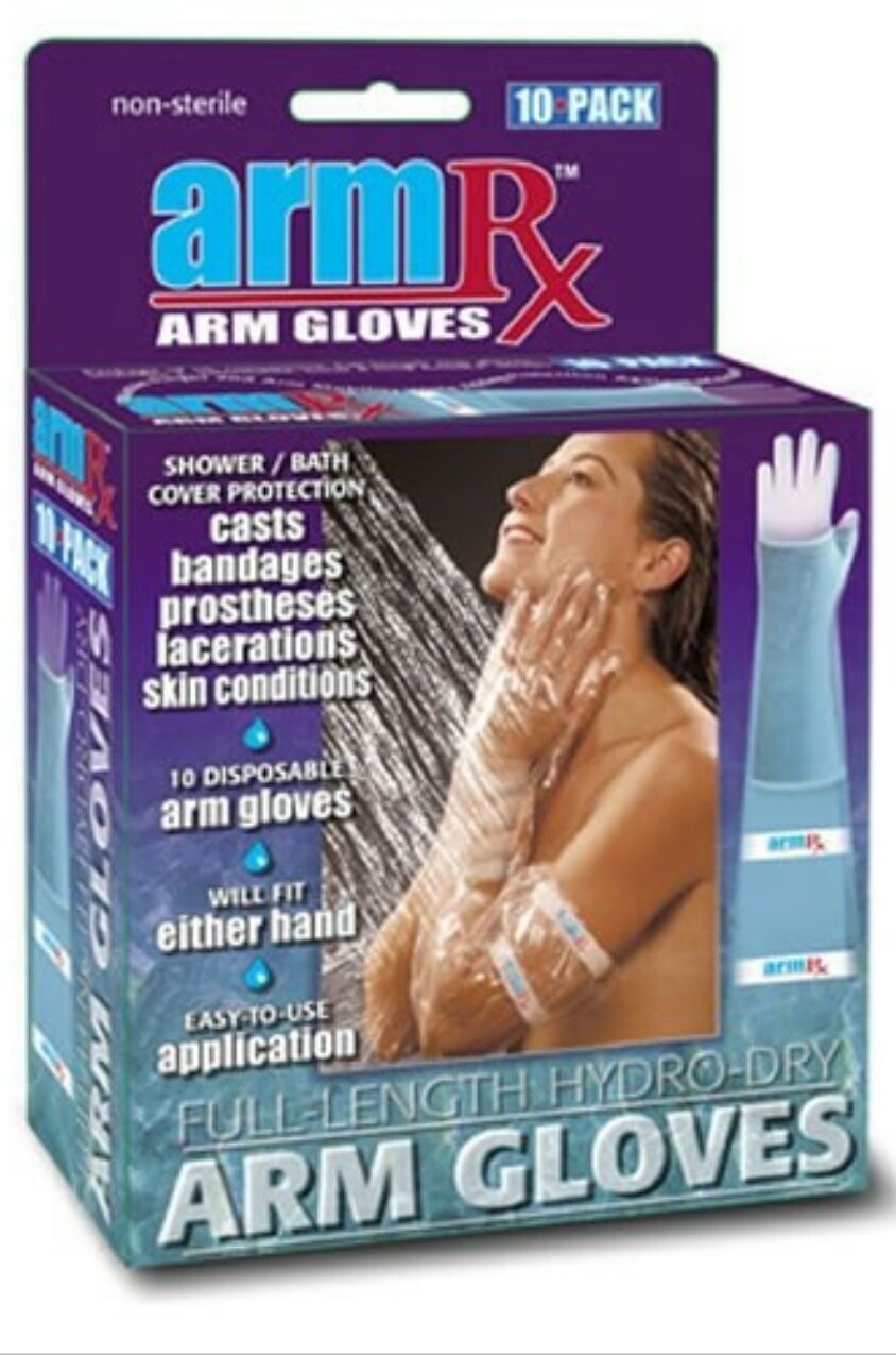 ARM RX GLOVE TO PROTECT ARM OR LEG CAST IN SHOWER, STYLE: ARM GLOVE 30/CS, QUANTITY: EACH