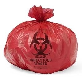 Stick-on Biohazard Infectious Waste Bag