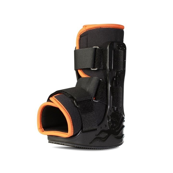 PROCARE MINTRAX PEDIATRIC WALKER BOOTS (AGES 1 - 8 IN THREE SIZES), SIZE: SMALL - ORANGE OCTOPUS - AGE 1-2.5