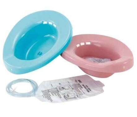 MEDLINE SITZ BATH FOR PERIANAL SOAKING (LIFT SEAT AND PLACE ON TOILET BOWL) ELONGATED TOILET BOWL SIZE 14/CS PINK ONLY, QUANTITY: EACH