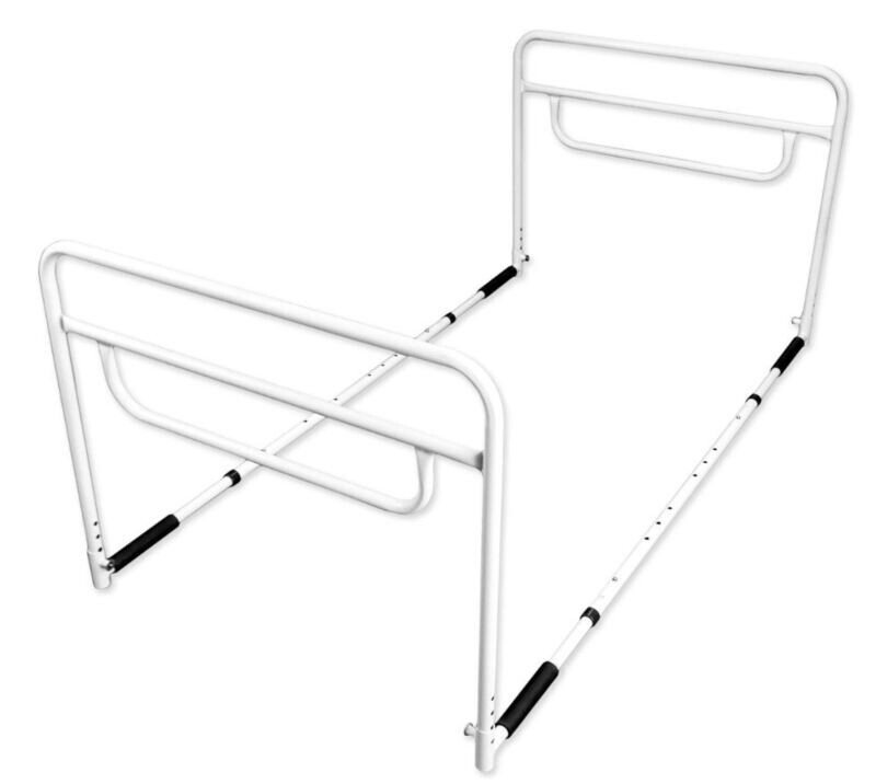ROYAL MEDICAL 30" DUAL SIDE HOME BED RAILS WITH ADJUSTABLE BETWEEN MATTRESS AND BOX SPRING CROSSBARS