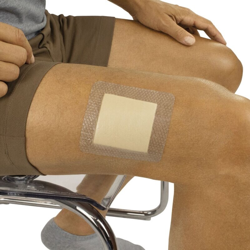 VIVE HEALTH BORDERED SILICONE FOAM DRESSING IN THREE SIZES PK5
