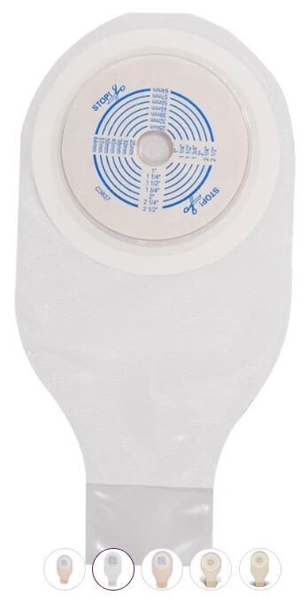CONVATEC ACTIVE LIFE ONE PIECE DRAINABLE POUCH WITH SKIN BARRIER BX10