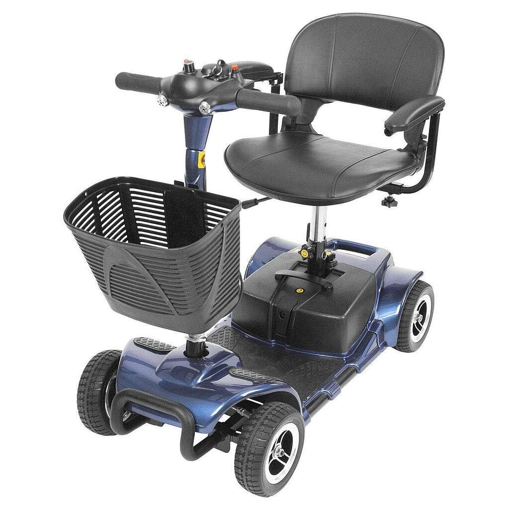 VIVE HEALTH 4 WHEEL LONG RANGE MOBILITY SCOOTER 265 POUND WEIGHT CAPACITY, COLOR: BLUE