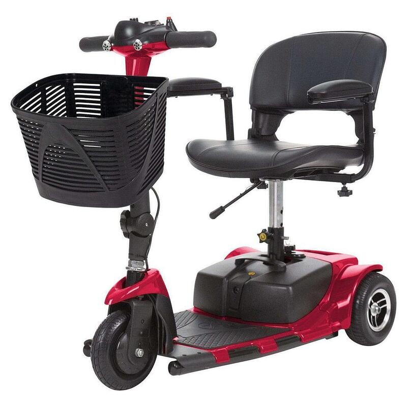 VIVE HEALTH 3 WHEEL MOBILITY SCOOTER 12.4 MILE RANGE 265 POUND WEIGHT CAPACITY