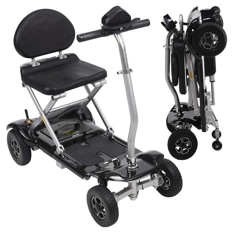 VIVE HEALTH AUTO-FOLDING MOBILITY SCOOTER 220LB WEIGHT CAPACITY  11.3M RANGE FOLDED WEIGHT: 55.11 POUNDS