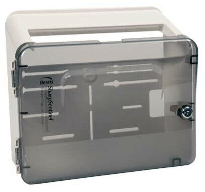 BEMIS SENTINEL SHARPS CONTAINER WALL UNITS IN TWO SIZES, SIZE: WALL UNIT FOR 5 QUART SHARPS INSERT